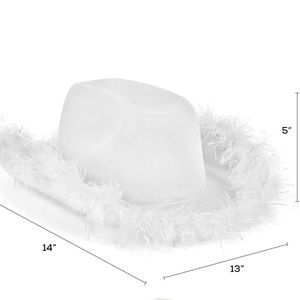 Funcredible White Cowgirl hat